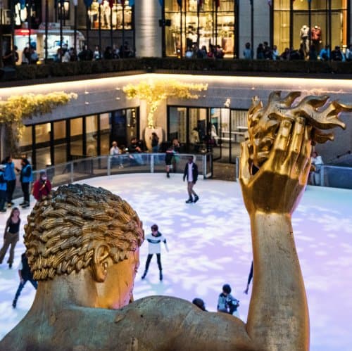The rink at Rockefeller Center